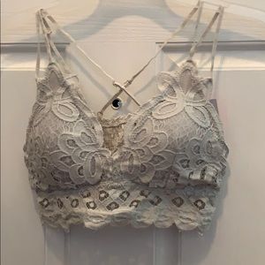 Lace padded bralette